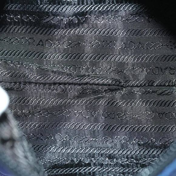 PRADA Quilted Pouch Nylon Blue Auth bs12207 - Picture 9 of 16